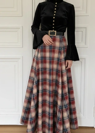 Jupe longue a carreaux rouge et blanc taille s 3128 femme ecossaise, marque: ermia, état: Très bon état, taille: S / 36 / 8, 38,90 €, 41,55 € Protection acheteurs (Pro) incluse