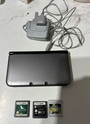 Nintendo 3DS XL - Grey - With Games & Charger + Sd Card, brand: Nintendo, condition: Good, £129.99, £137.19 includes Buyer Protection