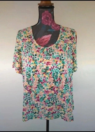 🎃 Superbe haut coloré T5 🎃, merk: Christine Laure, staat: Heel goed, maat: XXL / 44 / 16, € 6,27, € 7,28 inclusief Kopersbescherming