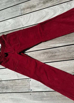 Pantalon flare pattes d’éléphant en velours côtelé rouge vintage GAP, brand: GAP, condizioni: Ottime, taglia: XS / IT 38 / EU 34, €12.00, €13.30 include la Protezione acquisti