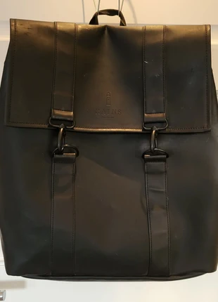 Rains leren tas, merk: Rains, staat: Heel goed, € 25,00, € 26,95 inclusief Kopersbescherming