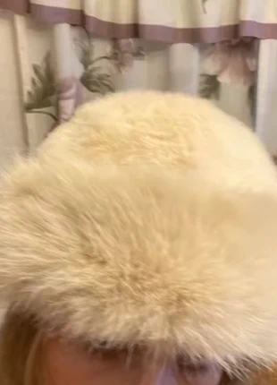 Bonnet à fourrure élégant beige vintage, marque: Vintage Dressing, état: Neuf sans étiquette, taille: Taille unique, 13,00 €, 14,35 € Protection acheteurs incluse