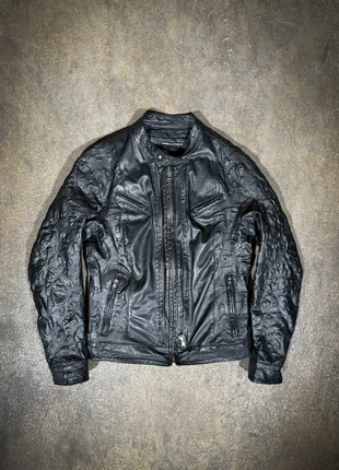 Subliminal Double Zipper Leather Jacket, marca: subliminal studios, estado: Muito bom, tamanho: S, €250.00, €263.20 inclui Proteção do Comprador