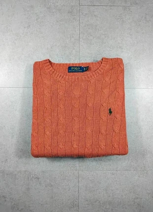 Pull orange Ralph Lauren torsade col rond laine Taille XL, marque: Ralph Lauren, état: Très bon état, taille: XL, 30,00 €, 32,20 € Protection acheteurs incluse