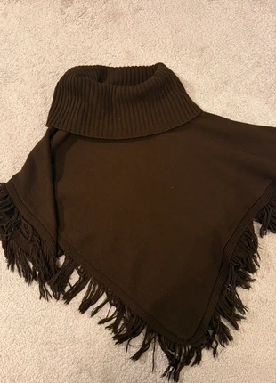 Vintage Brown Tassel Poncho, brand: New Look, condition: Very good, size: One size, £12.99, £14.34 includes Buyer Protection