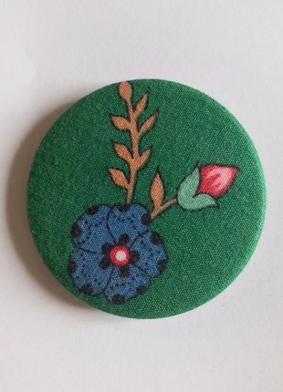 Broche tissu fleurs, merk: Creatrice, staat: Nieuw met prijskaartje, € 4,50, € 5,43 inclusief Kopersbescherming