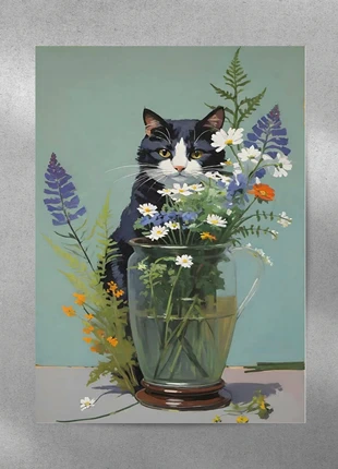 affiche cat A4 poster, marque: Art, état: Neuf sans étiquette, 5,00 €, 5,95 € Protection acheteurs incluse