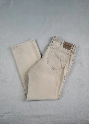 Jeans Lee Beige W34L29 Taille 44 Coupe Droite Homme Coton Vintage Très Bon État #124, marque: Lee, état: Très bon état, taille: W34 | FR 44, 14,99 €, 16,44 € Protection acheteurs (Pro) incluse