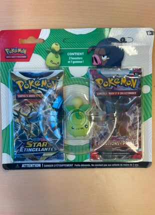 Duopack Gomme Olivini EB09/EV02 scellé, marke: Pokémon, zustand: Sehr gut, 19,00 €, 20,65 € inklusive Vinted-Käuferschutz
