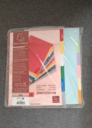Lot de 2x6 intercalaires neuf, brand: Exacompta, condizioni: Nuovo con cartellino, €2.00, €2.80 include la Protezione acquisti