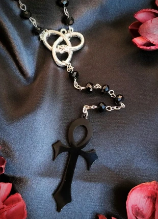 Nephtys ~ rosario goth con Ankh 🐍gothic rosary chapelet gothique, marque: Antro jewels goth, état: Très bon état, 9,90 €, 11,10 € Protection acheteurs incluse
