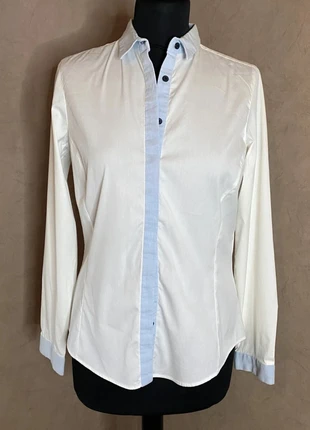 Chemise blanche bleu ciel T36 Zara, brand: Zara, condition: Very good, size: S / 36 / 8, €15.00, €16.45 includes Buyer Protection