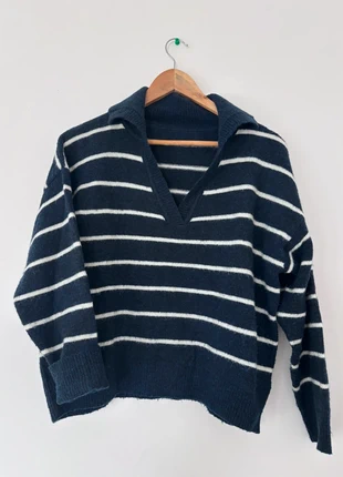 Pull marinière, merk: Independance, staat: Nieuw zonder prijskaartje, maat: S / 36 / 8, € 10,00, € 11,20 inclusief Kopersbescherming