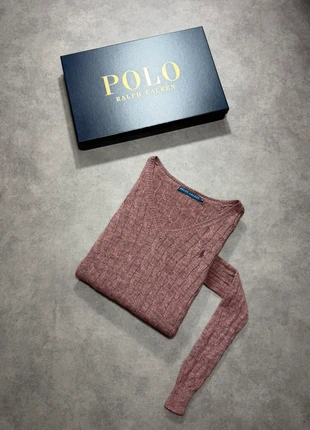 Pull torsadé polo Ralph Lauren Col V - Logo brodé bordeaux - Lin & Alpaga - Taille XS, marke: Ralph Lauren, zustand: Sehr gut, größe: XS / 34 / 6, 49,99 €, 53,19 € beinhaltet Vinted-Käuferschutz Pro