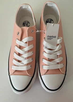Zapatillas de lona rosa pastel, brand: Merkal, condizioni: Nuovo con cartellino, taglia: 39, €9.00, €10.15 include la Protezione acquisti