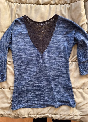 Tee-shirts femme, bleu dentelle, taille 38, estado: Bom, tamanho: M / 38 / 10, €5.00, €5.95 inclui Proteção do Comprador