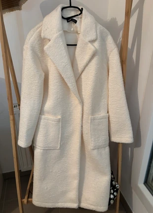 manteau blanc, marque: Shein, état: Neuf sans étiquette, taille: XS / 34 / 6, 10,00 €, 11,20 € Protection acheteurs incluse