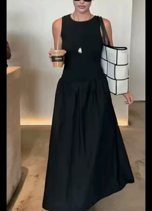 Vestido largo negro Mango L nuevo con etiquetas, marque: Mango, état: Neuf avec étiquette, taille: L / 40 / 12, 33,90 €, 36,30 € Protection acheteurs incluse