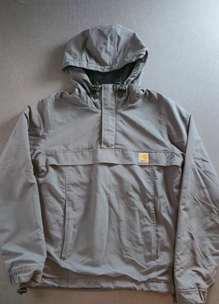 Veste anorak Carhartt WIP homme XS grise à capuche doublée polaire, merk: Carhartt, staat: Heel goed, maat: XS, € 39,90, € 42,60 inclusief Kopersbescherming