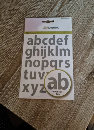 Alfabet snijmal, merk: craftemotions, staat: Nieuw, € 3,00, € 3,85 inclusief Kopersbescherming