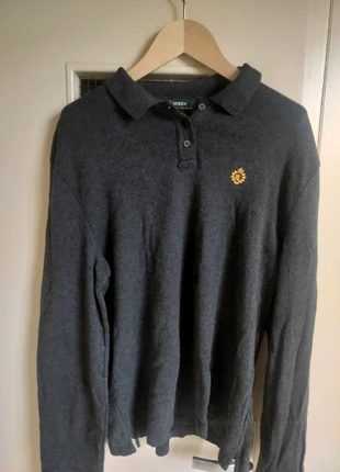 Ralph Lauren Poloshirt longsleeve green label, merk: Ralph Lauren, staat: Heel goed, maat: L, € 25,00, € 26,95 inclusief Kopersbescherming