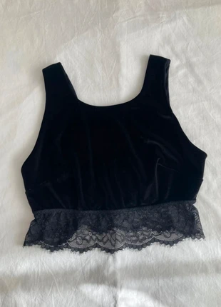 Top negro fiesta terciopelo, marque: Oysho, état: Très bon état, taille: L / 40 / 12, 6,00 €, 7,00 € Protection acheteurs incluse
