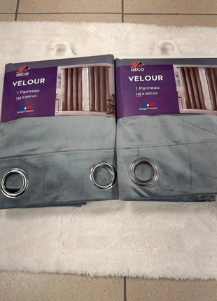 Lot de deux rideaux épais occultants, staat: Nieuw met prijskaartje, maat: 200 cm - 249 cm, € 24,90, € 26,85 inclusief Kopersbescherming