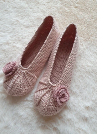 Chaussons,Ceyizli patik, marque: Fait Main, état: Neuf avec étiquette, taille: 38, 8,00 €, 9,10 € Protection acheteurs incluse