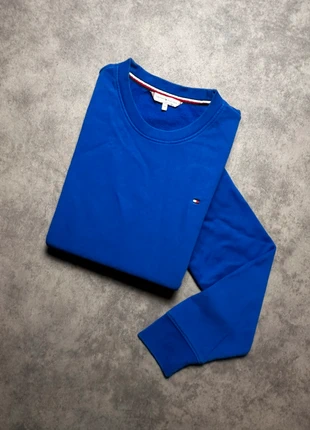 Pull / Sweat Bleu Tommy Hilfiger - 100% Coton - Taille M, merk: Tommy Hilfiger, staat: Heel goed, maat: M, € 23,90, € 25,80 inclusief Kopersbescherming