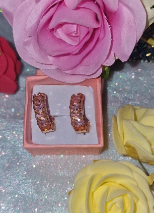 Jolies créoles incrustée de cristaux, brand: Swarovski éléments Typés, condition: New without tags, €17.50, €19.08 includes Buyer Protection