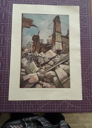 Affiche Verdun de 1917, merk: De, staat: Goed, € 4,00, € 4,90 inclusief Kopersbescherming