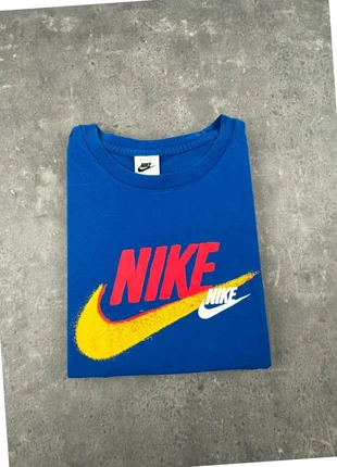 Nike T-shirt bleu logo rétro XL vintage streetwear très bon état, brand: Nike, condition: Very good, size: XL, €14.40, €15.82 includes Buyer Protection