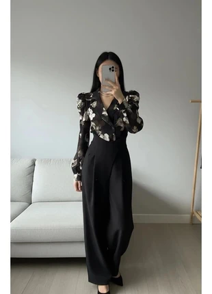 Ensemble deux pièces chemise + pantalon large, brand: Glamour, condizioni: Ottime, taglia: S / IT 40 / EU 36, €34.00, €36.40 include la Protezione acquisti Pro