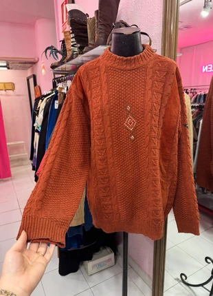 Jersey navajero color teja y piel, marque: PRIVATA, état: Très bon état, taille: L, 17,95 €, 19,55 € Protection acheteurs (Pro) incluse