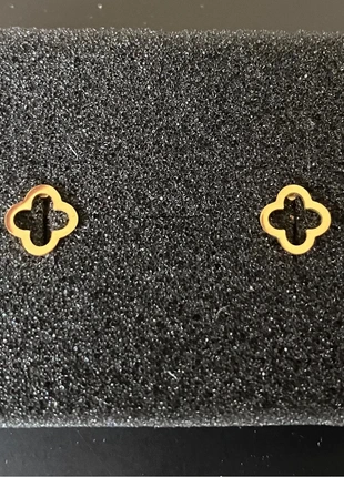 Oorbellen klaver, merk: lux-label, staat: Nieuw zonder prijskaartje, € 10,00, € 11,20 inclusief Kopersbescherming