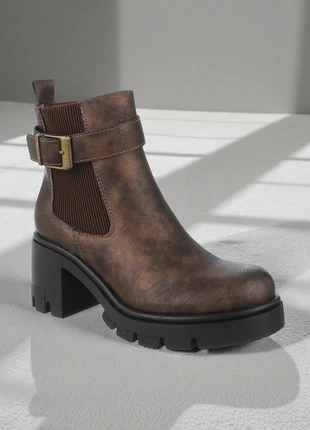 Magnifique bottines de couleur bronze, taille 40, merk: Boutique Parisienne, staat: Heel goed, maat: 40, € 51,99, € 55,29 inclusief Kopersbescherming