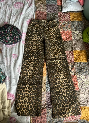 Leopard print jeans, brand: Vintage Dressing, condition: Very good, size: S / 36 / 8, €12.00, €13.30 includes Buyer Protection