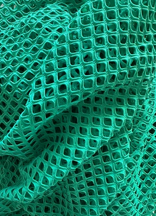Tissu ajouré vert menthe – maille filet légère 3,5 m x 1,5 m, marque: NO LABEL, état: Neuf avec étiquette, 18,00 €, 19,60 € Protection acheteurs incluse