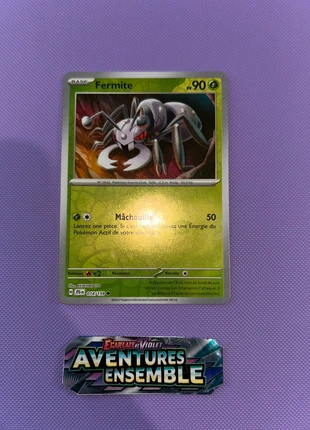 Carte Pokémon Fermite 014/159 Reverse Aventures Ensemble Fr, brand: Pokémon, condition: Very good, €1.00, €1.75 includes Buyer Protection