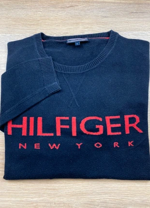Pull col rond femme | Taille XL |Tommy Hilfiger | Bleu marine /Rouge|#Pu119, marca: Tommy Hilfiger, estado: Muy bueno, tamaño: XL / 42 / 14, 9,00 €, 10,15 € Protección al comprador incluida