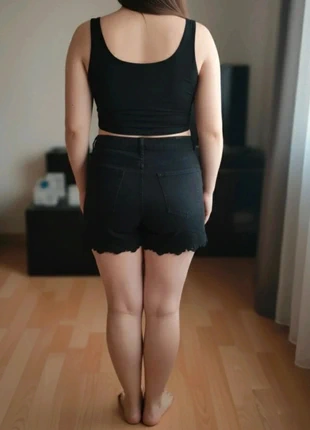 Short Élégant Noir Taille Haute & Dentelle, marque: Cache Cache, état: Neuf sans étiquette, taille: L / 40 / 12, 6,00 €, 7,00 € Protection acheteurs incluse