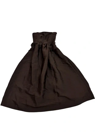 Black Strapless Maxi Dress Voluminous Skirt Empire Waistline Prom Formal Goth Glam, merk: H&M, staat: Heel goed, maat: S / 36 / 8, € 18,00, € 19,60 inclusief Kopersbescherming