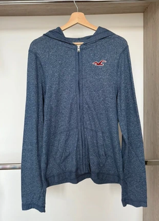 Gilet à capuche veste Hollister femme fille tendance taille S36 bleu marine très bon état, brand: Hollister, condizioni: Ottime, taglia: S / IT 40 / EU 36, €8.00, €9.10 include la Protezione acquisti