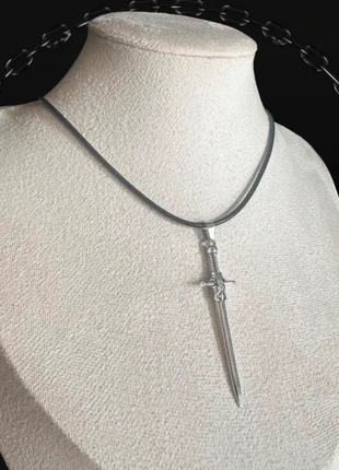 Silver Sword Necklace, brand: Handmade, condition: Very good, $10.00, $11.20 includes Buyer Protection
