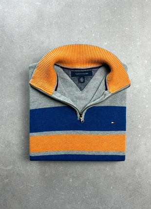 Pull Col Roulé Tommy Hilfiger Taille L Homme Col Camionneur Gris Orange Half Zip 1/4 Zip, brand: Tommy Hilfiger, condition: Very good, size: L, €35.00, €37.45 includes Buyer Protection Pro