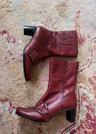 Vintage Echtleder-Stiefel Retro mit Schnalle, marke: Vintage Dressing, zustand: Sehr gut, größe: 39, 27,00 €, 29,05 € inklusive Vinted-Käuferschutz