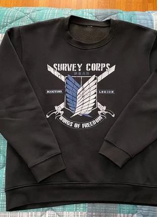 Pullover L'attacco dei Giganti, Attack on Titan, maglia, felpa, marca: Attack On Titan, estado: Bueno, tamaño: L, 16,00 €, 17,50 € Protección al comprador incluida