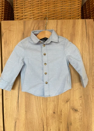 Elegante jongensoverhemd 80 cm Mini Rebel lichtblauw kerst cadeau seizoen 🎁, brand: Rebel, condizioni: Ottime, taglia: 12-18 mesi / 80 cm, €2.00, €2.80 include la Protezione acquisti