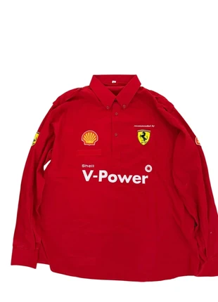 Chemise Ferrari x Shell V-Power – Rouge – Taille M, brand: Ferrari, condition: Very good, size: M, €20.00, €21.70 includes Buyer Protection