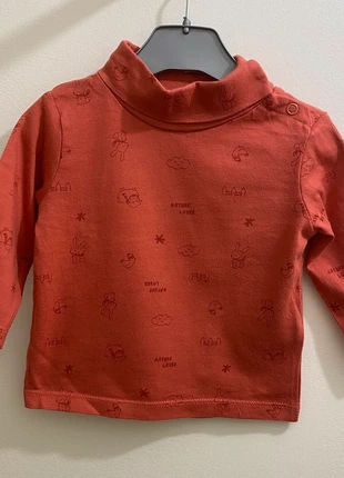 T-shirt col roulé sous pull terracotta orange brique bébé mixte garçon fille taille 6 mois Tex Baby, brand: Tex Baby, condizioni: Ottime, taglia: 3-6 mesi / 62 cm, €3.00, €3.85 include la Protezione acquisti
